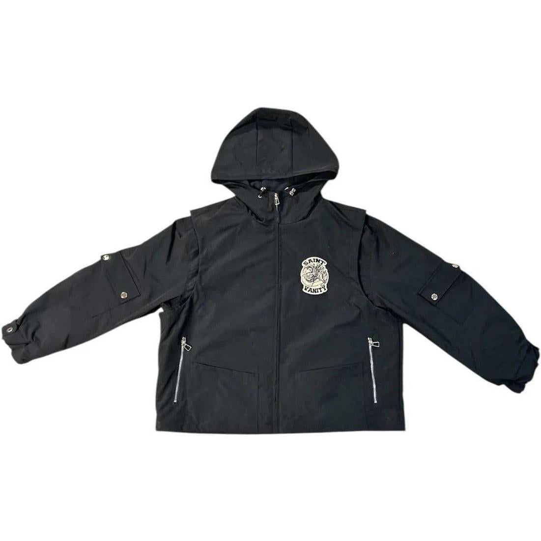 Saint Vanity Nylon Cargo Jacket Black