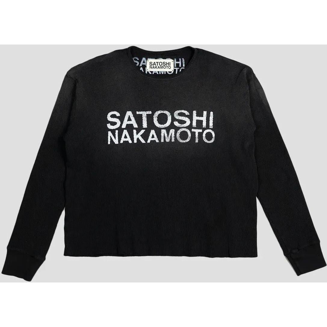 Satoshi Nakamoto Classic Logo Thermal Black