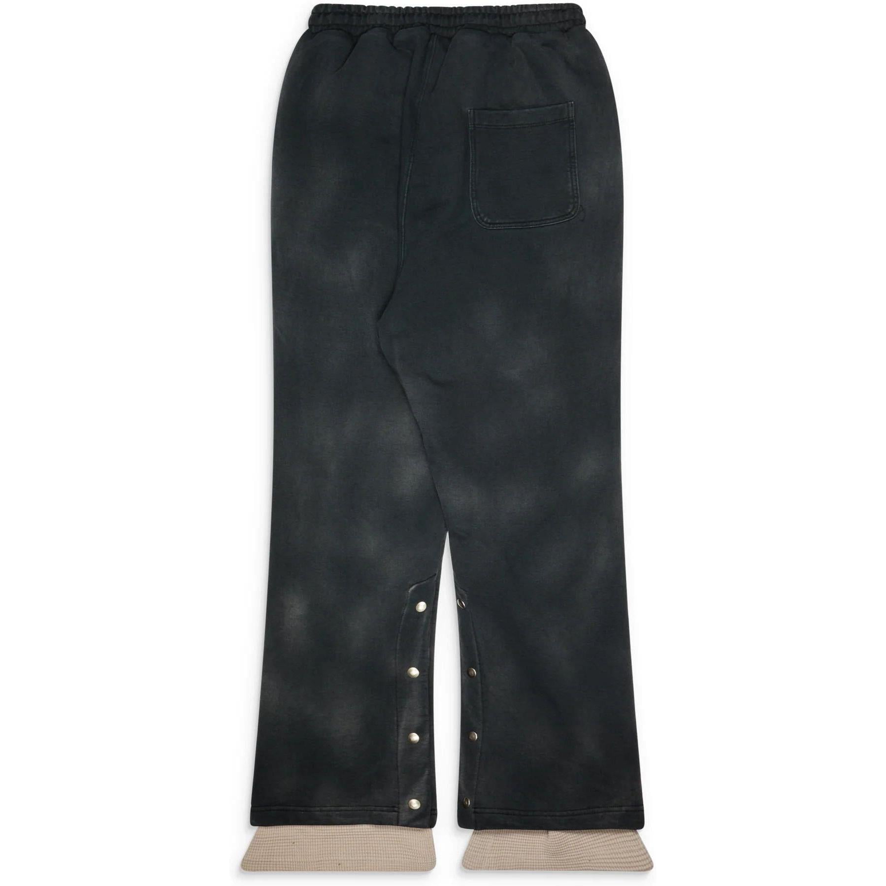 Satoshi Nakamoto Holy Ghost Layered Thermal Sweatpants Black