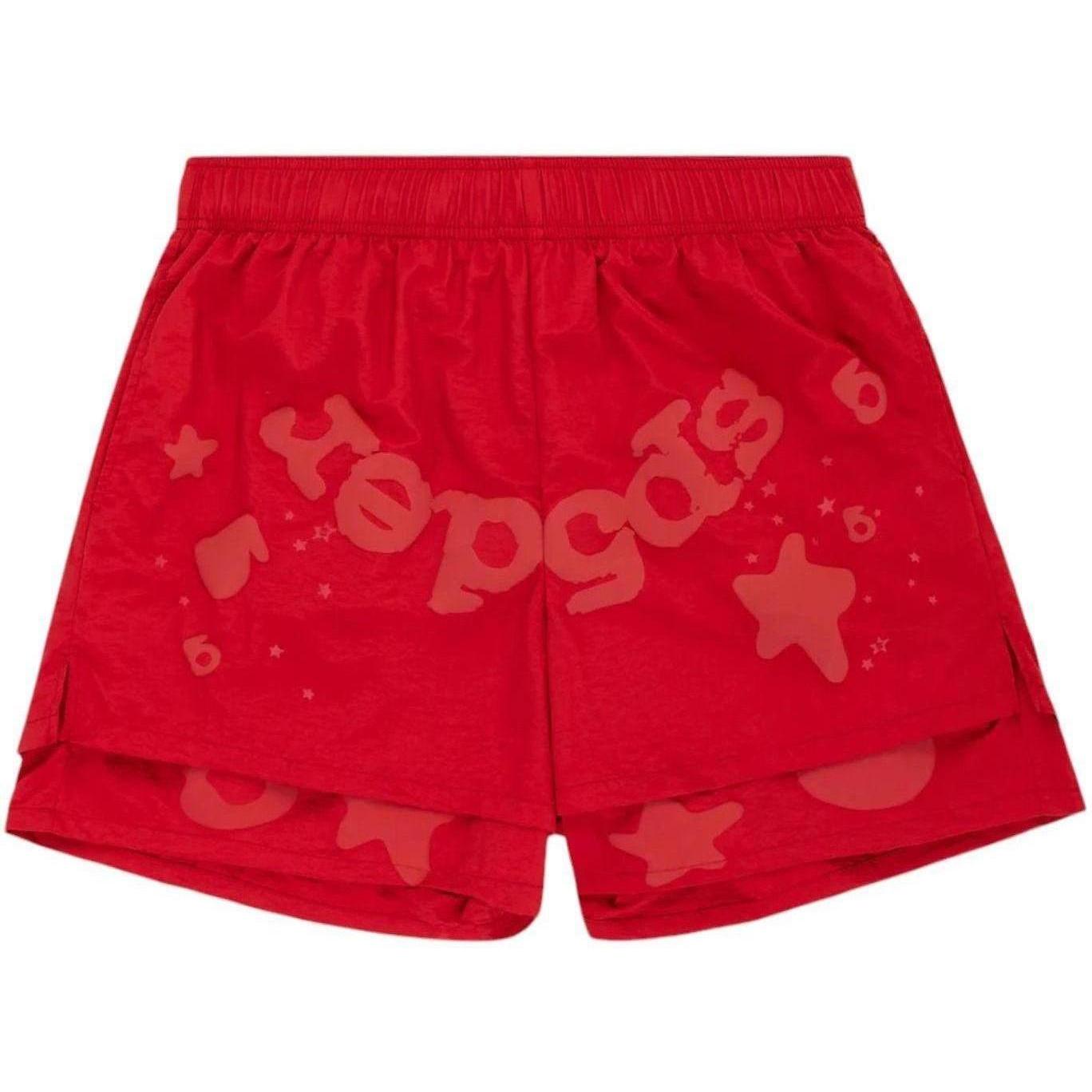 Sp5der Beluga Double Layer Short Red