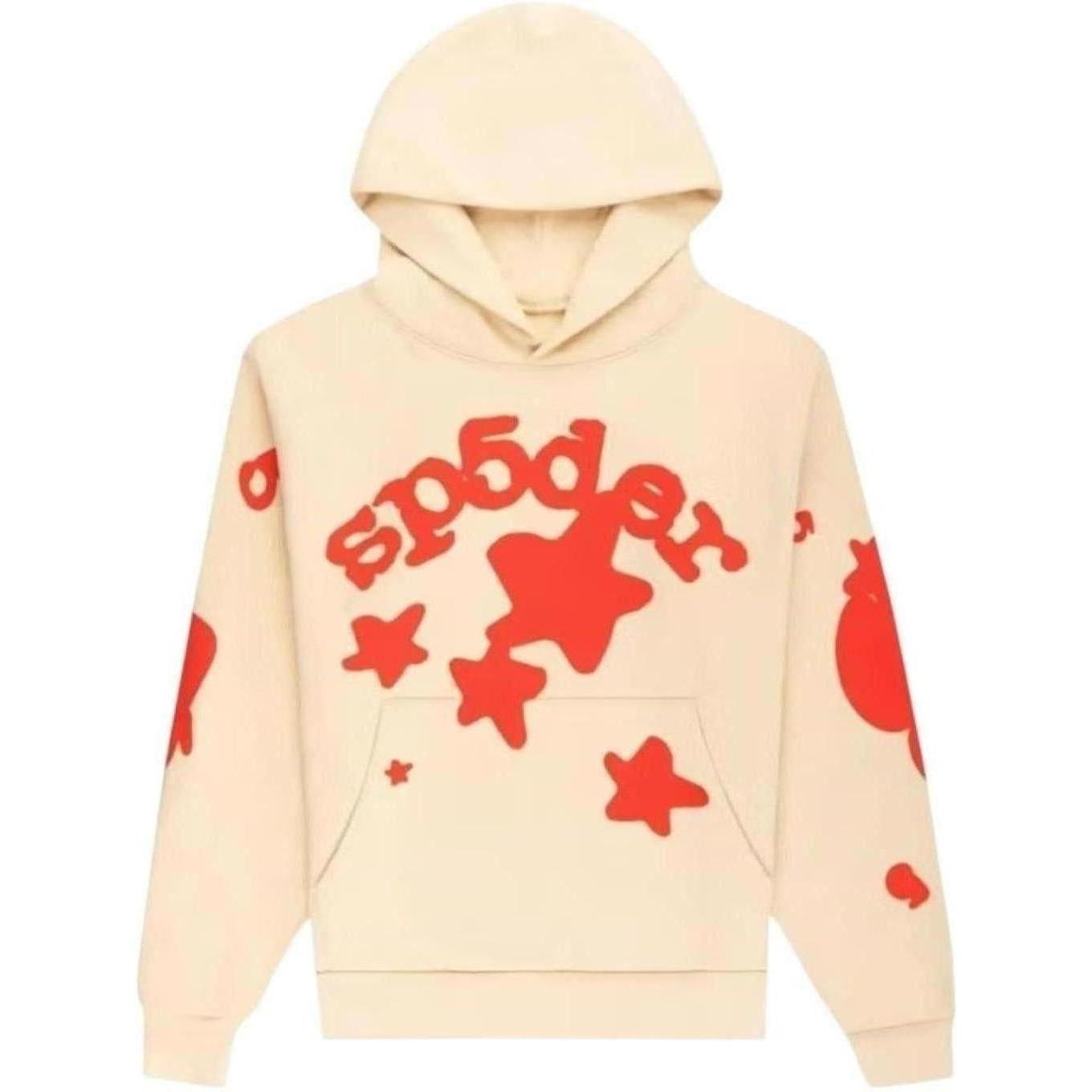 Sp5der Beluga Hoodie Cream