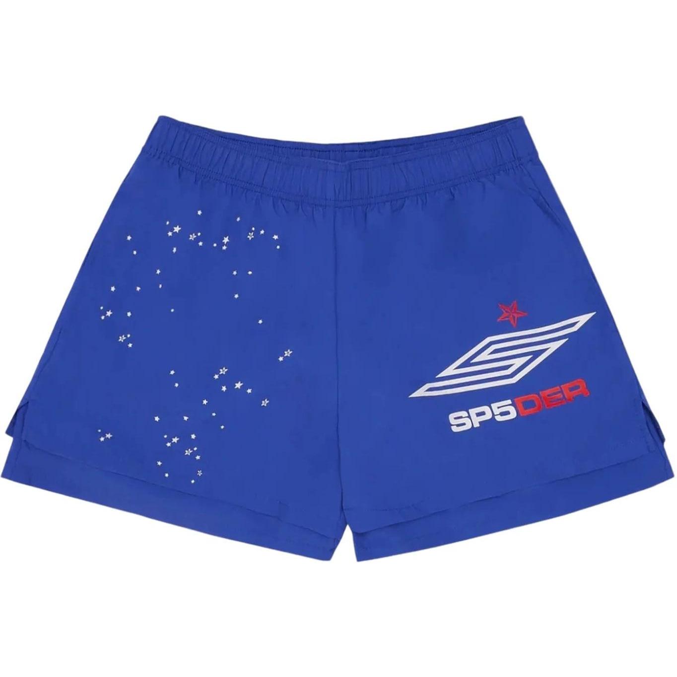 Sp5der Pro Double Layer Short Blue
