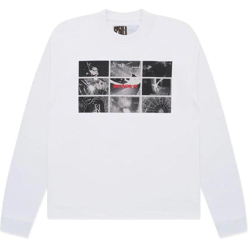 Sp5der Web Monitor L/S Heavyweight Tee White
