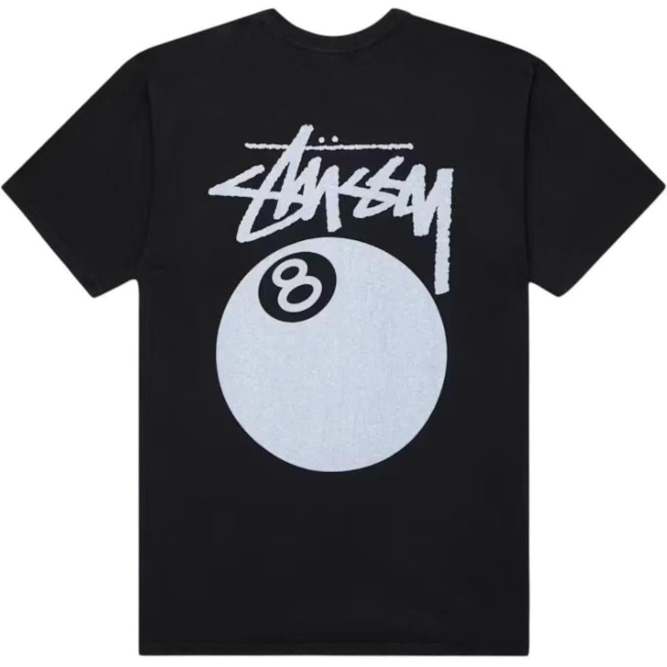 Stussy 8 Ball Pigment Dyed Tee Black