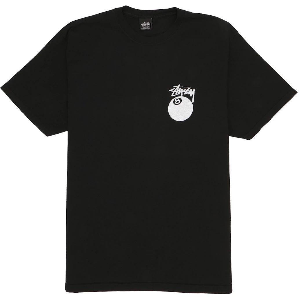 Stussy 8 Ball Pigment Dyed Tee Black
