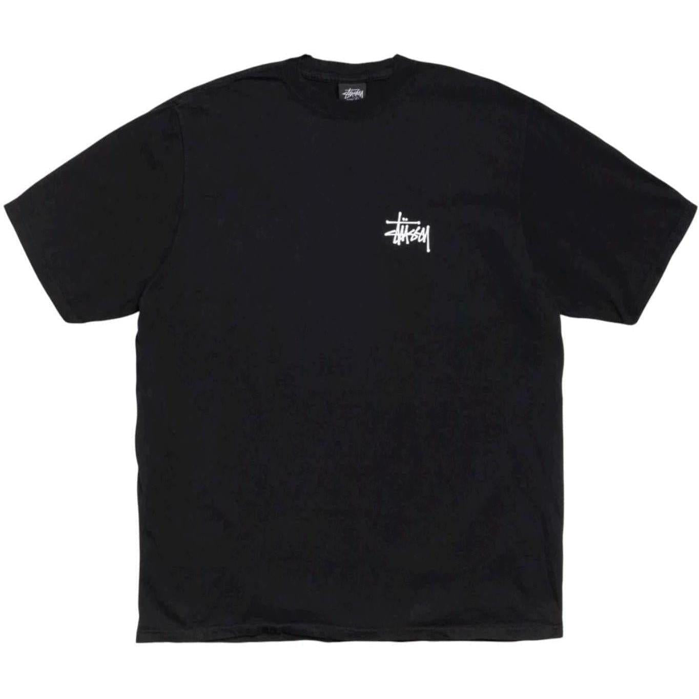 Stussy Basic Pigment Dyed Tee Black
