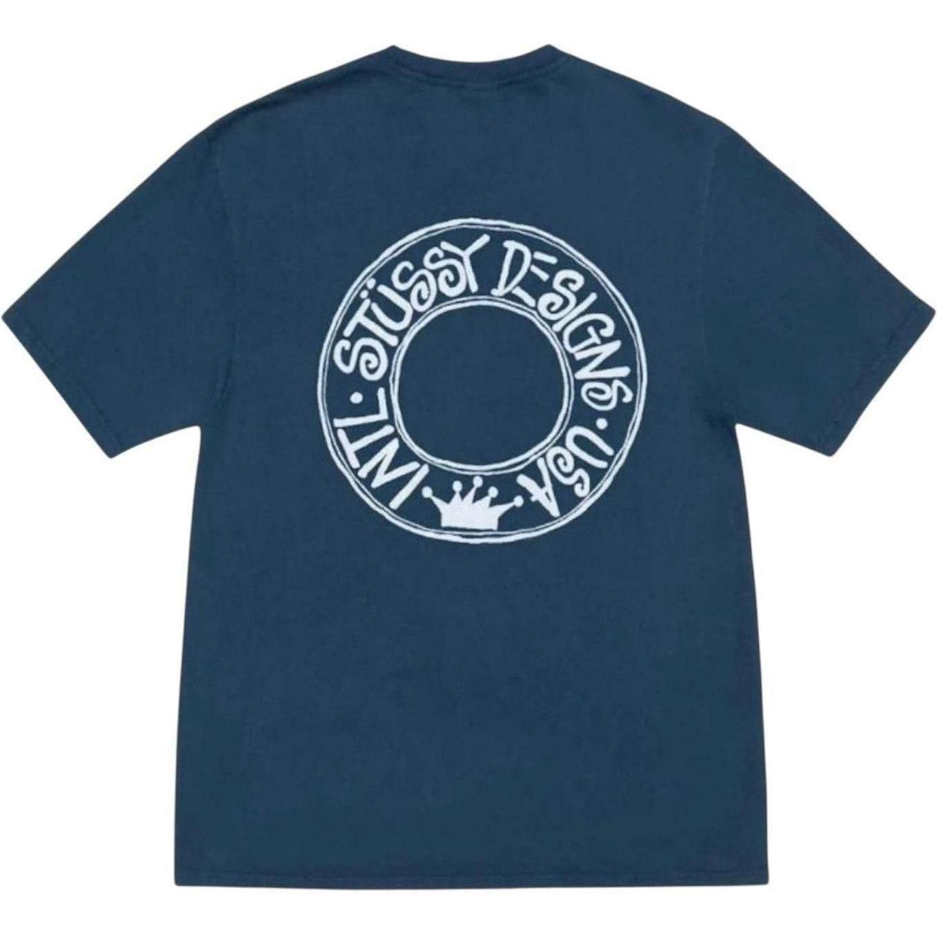 Stussy Buana Pigment Dyed Tee Navy