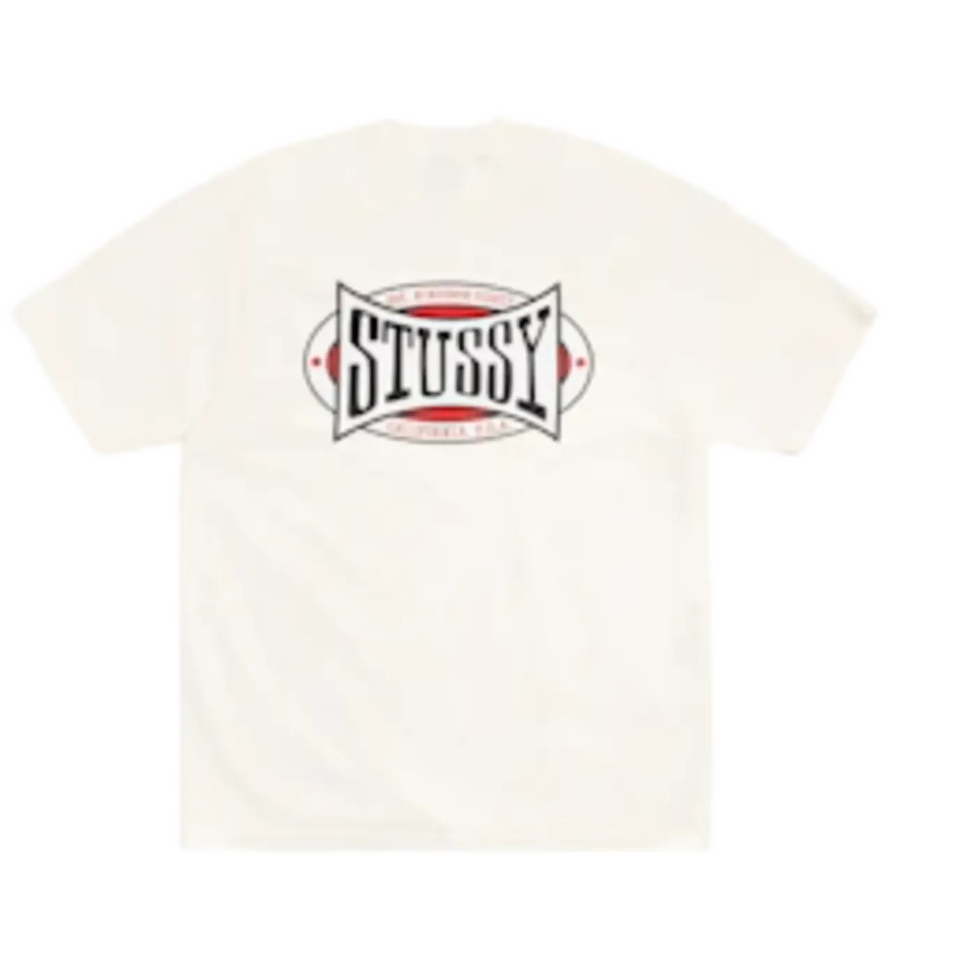 Stussy Champion Oval Pigment Dyed Tee Natural