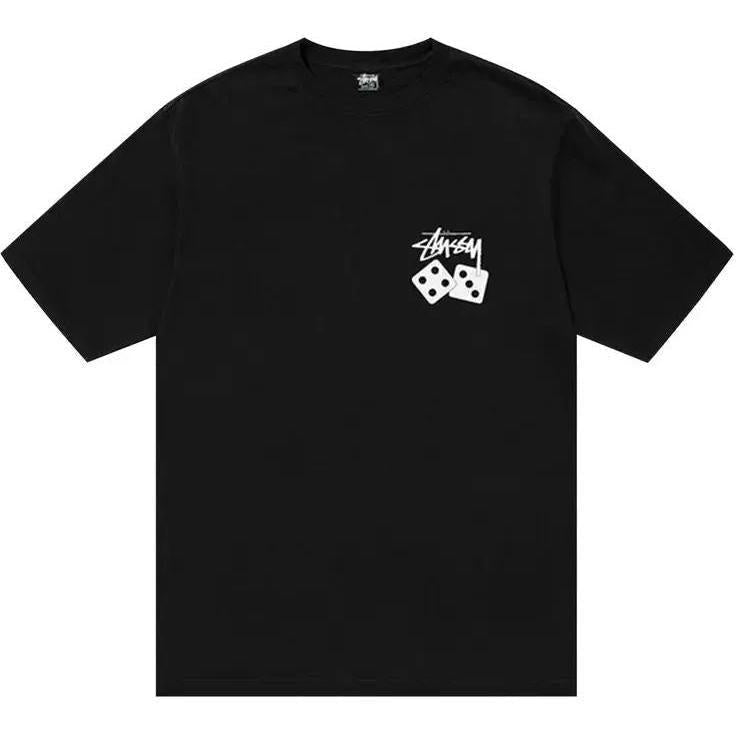 Stussy Dice Pigment Dyed Tee Black