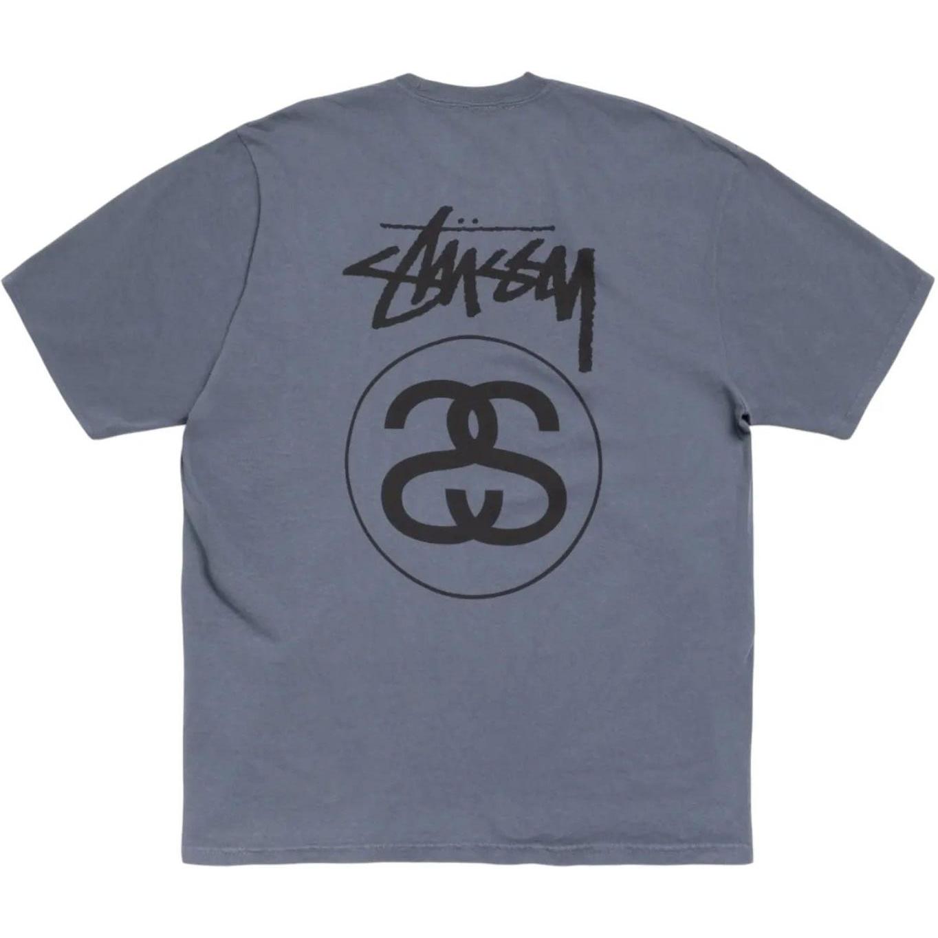 Stussy Stock Link T-Shirt Navy