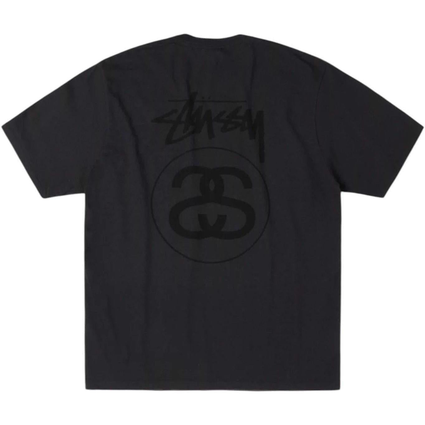 Stussy Stock Link T-Shirt Tonal Faded Black