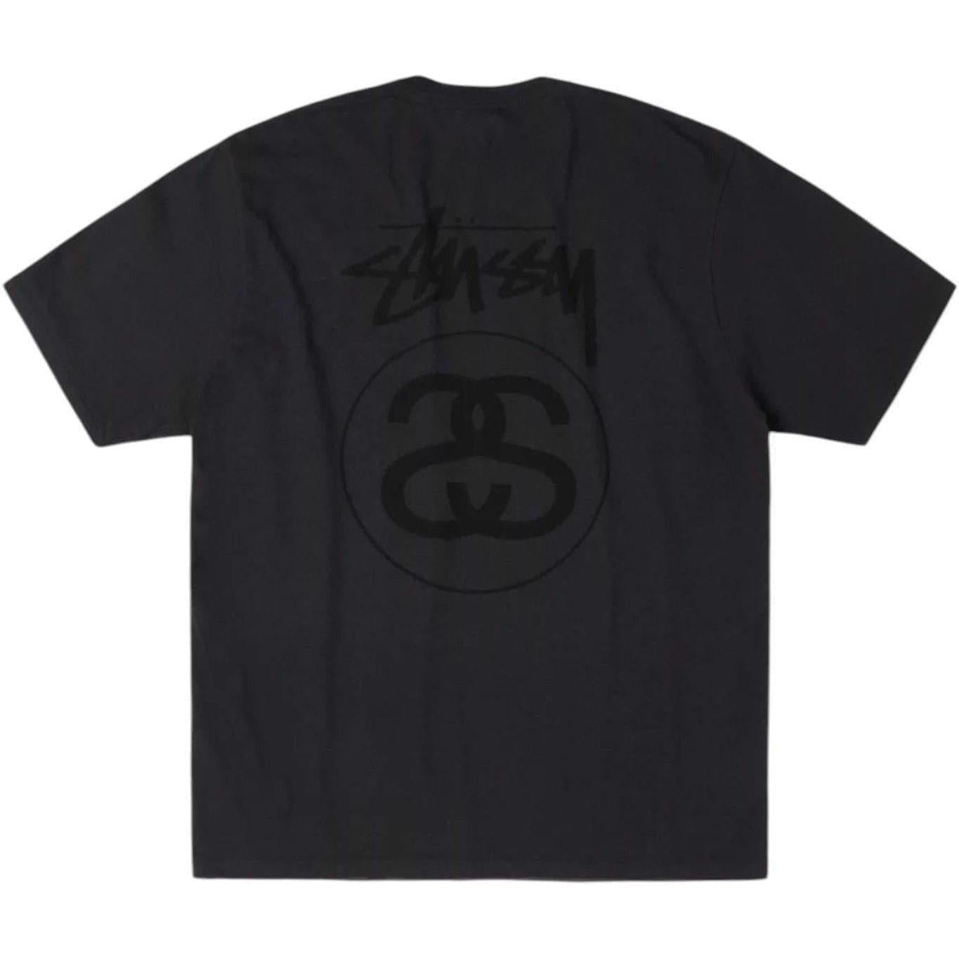 Stussy Stock Link T-Shirt Tonal Faded Black