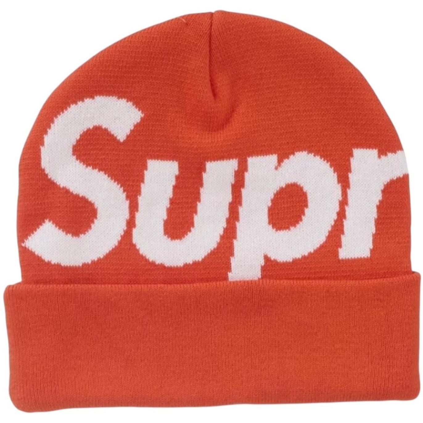 Supreme Big Logo Beanie (FW24) Orange