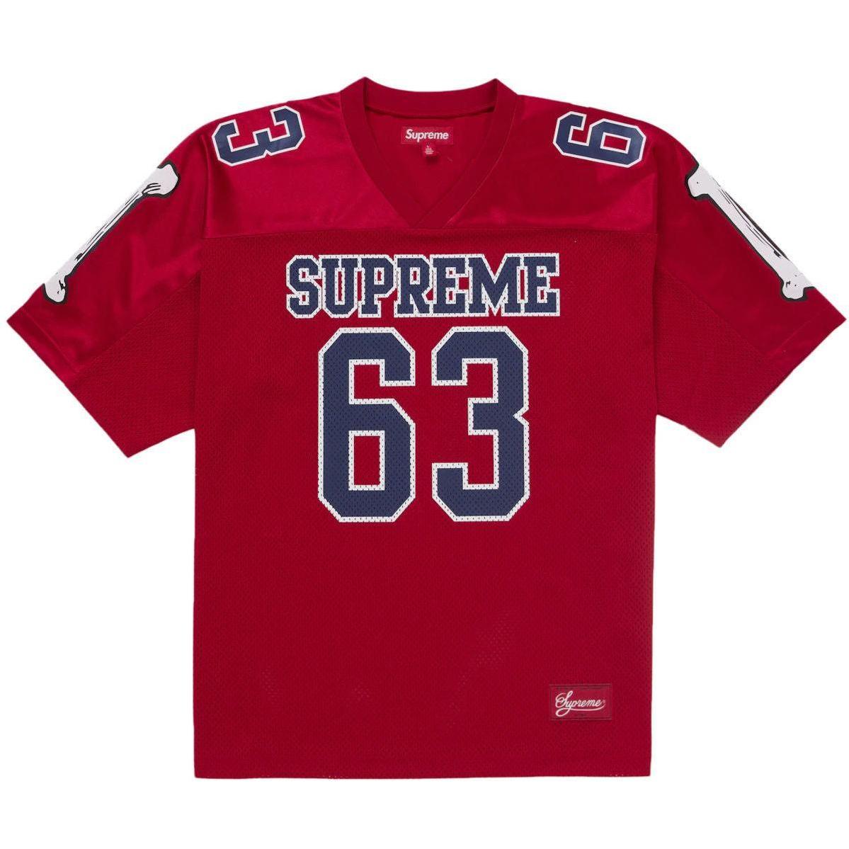 Supreme Bones Football Jersey Red