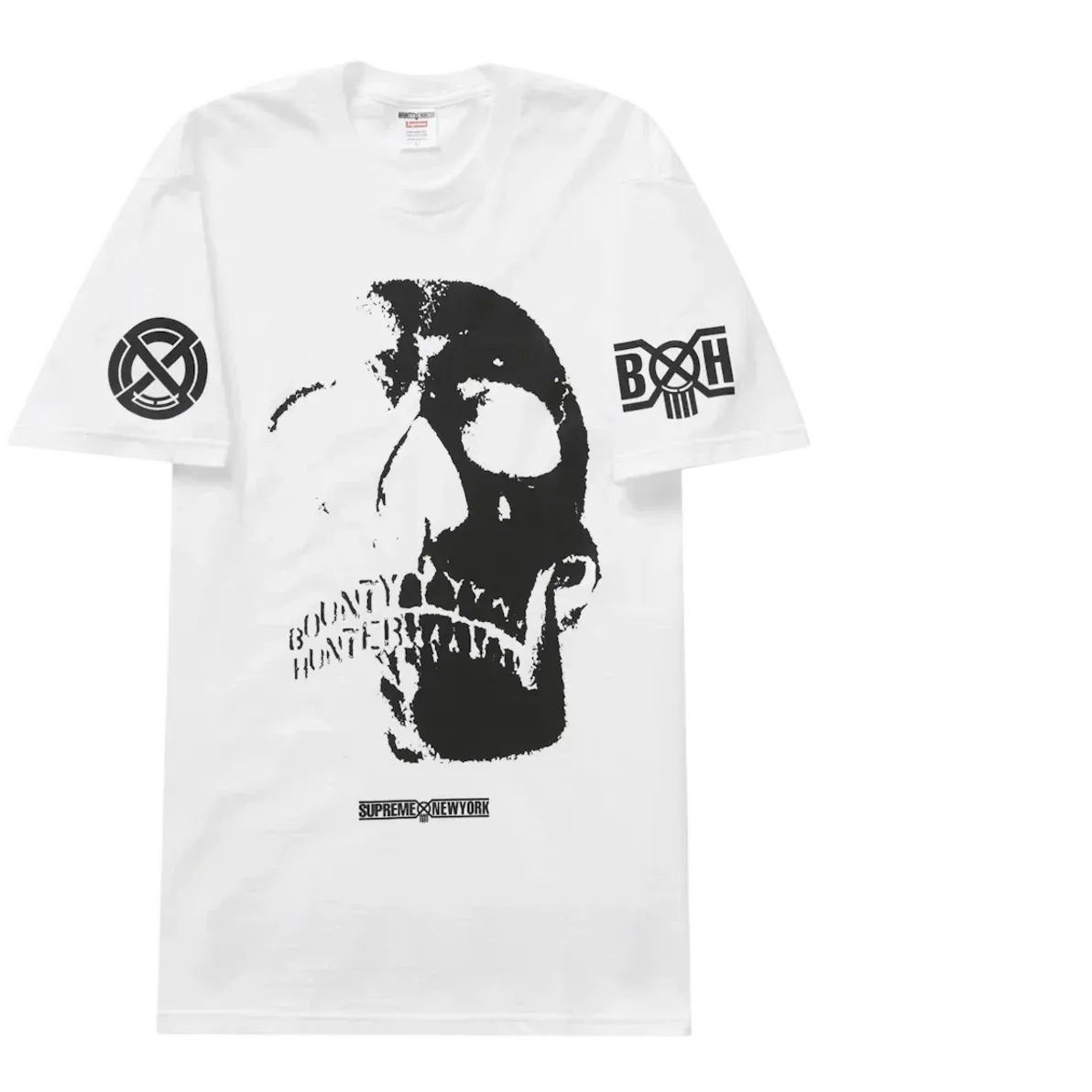 Supreme Bounty Hunter Skulls Tee White
