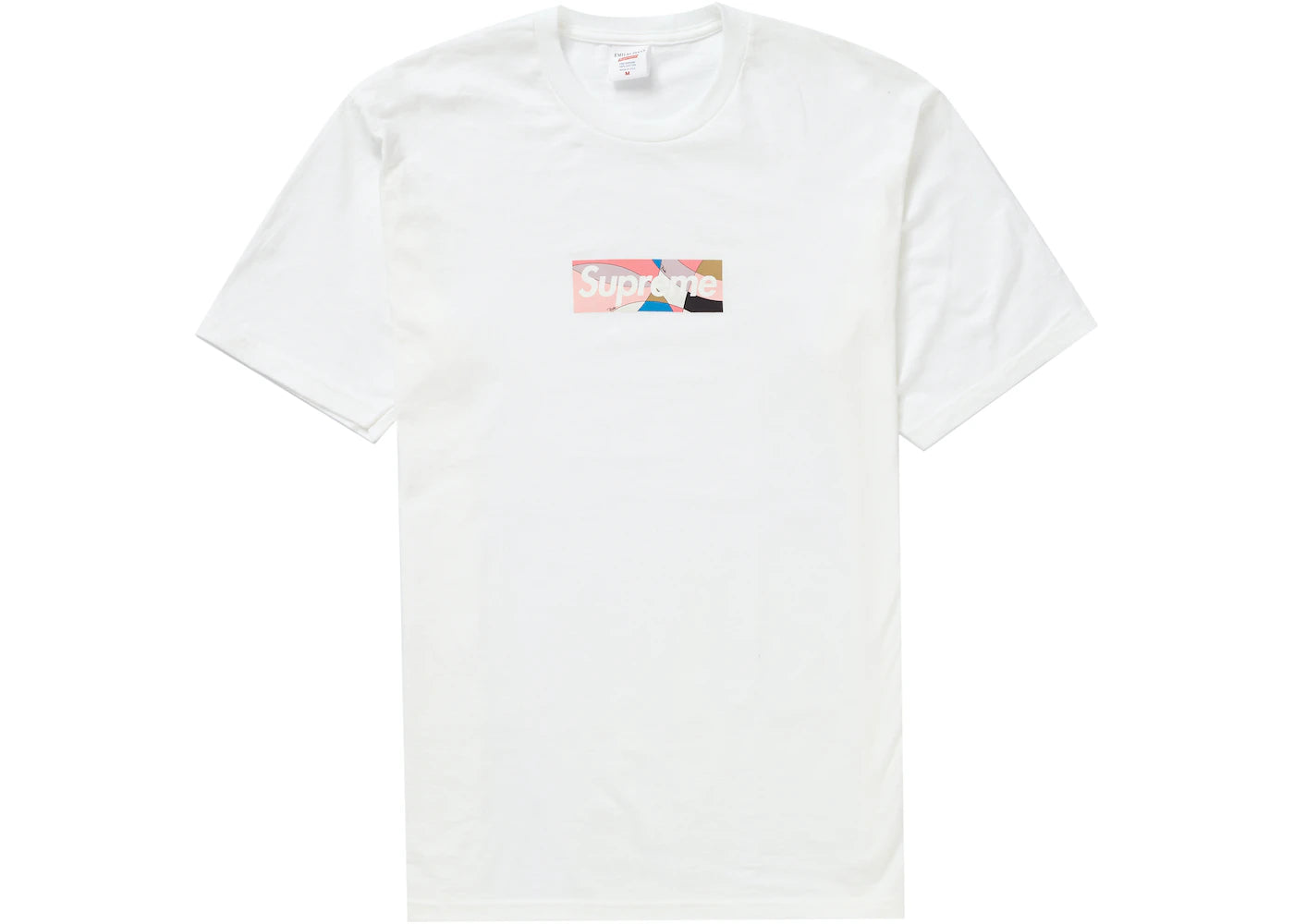 Supreme t shirt 2024 white box logo