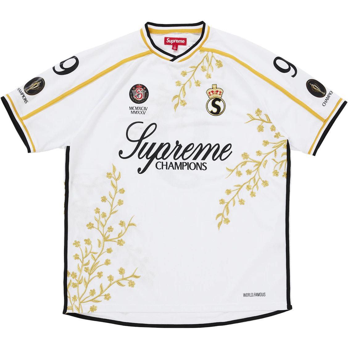 Supreme Floral Soccer Jersey White