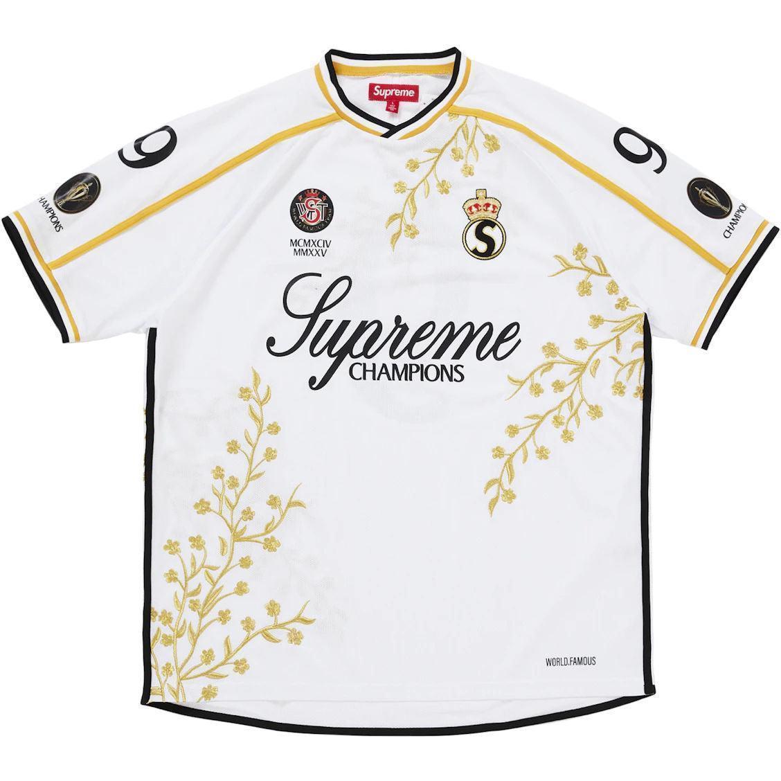 Supreme Floral Soccer Jersey White
