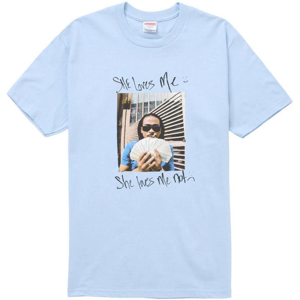 Supreme Max B Tee Powder Blue
