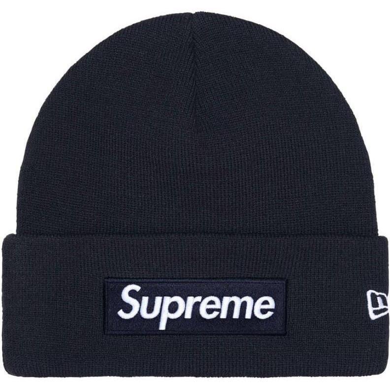 Supreme New Era Box Logo Beanie (FW25) Navy