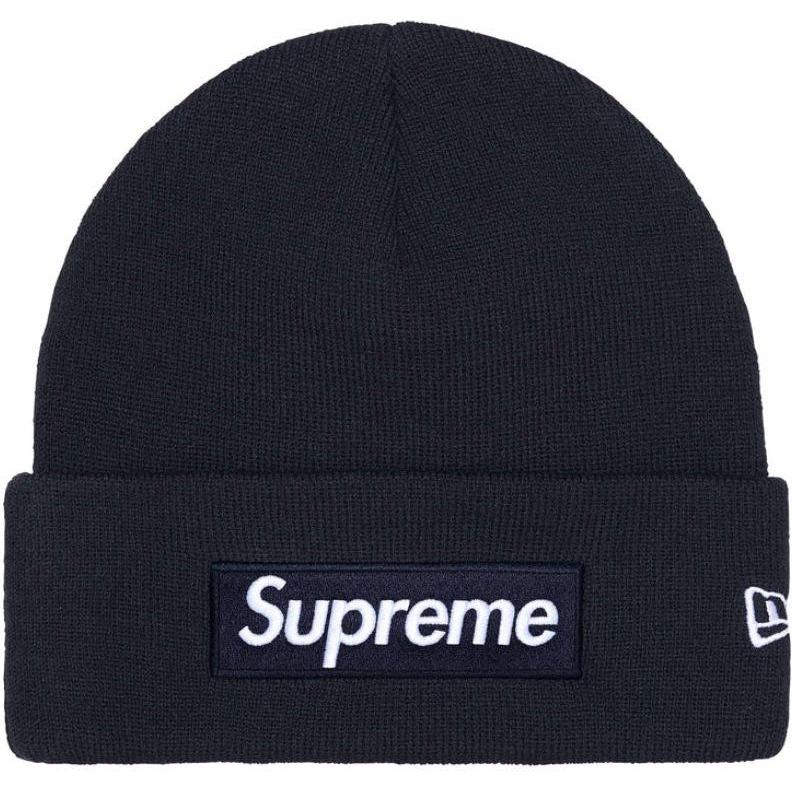 Supreme New Era Box Logo Beanie (FW25) Navy