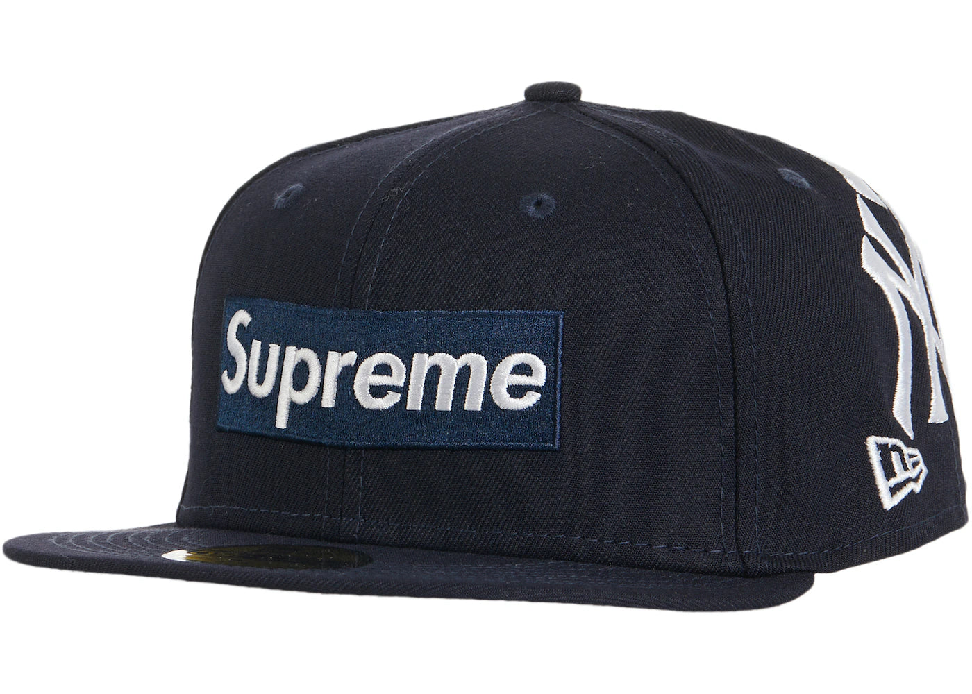 Supreme New York Yankees Fitted Hat Navy