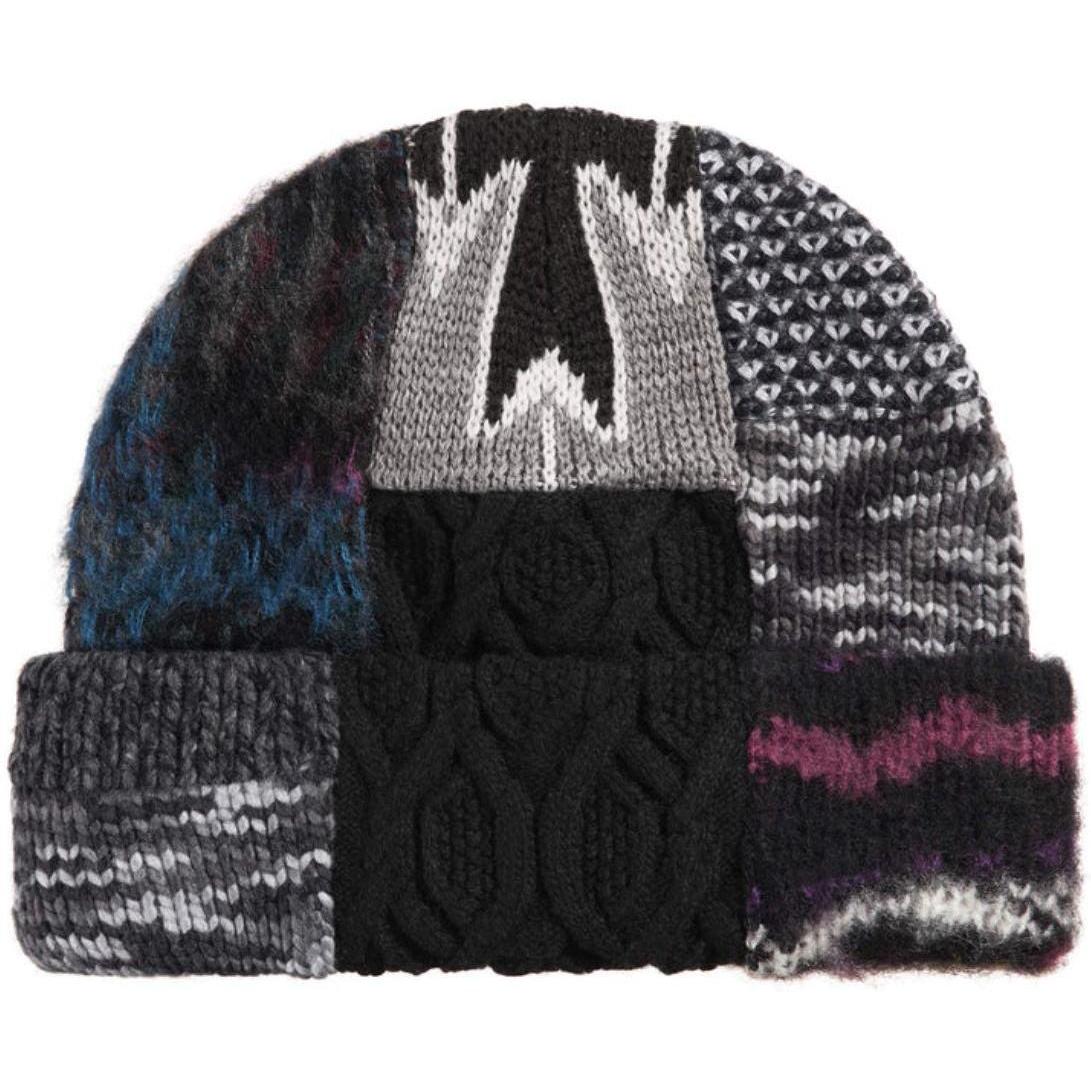 Supreme Patchwork Beanie Grey