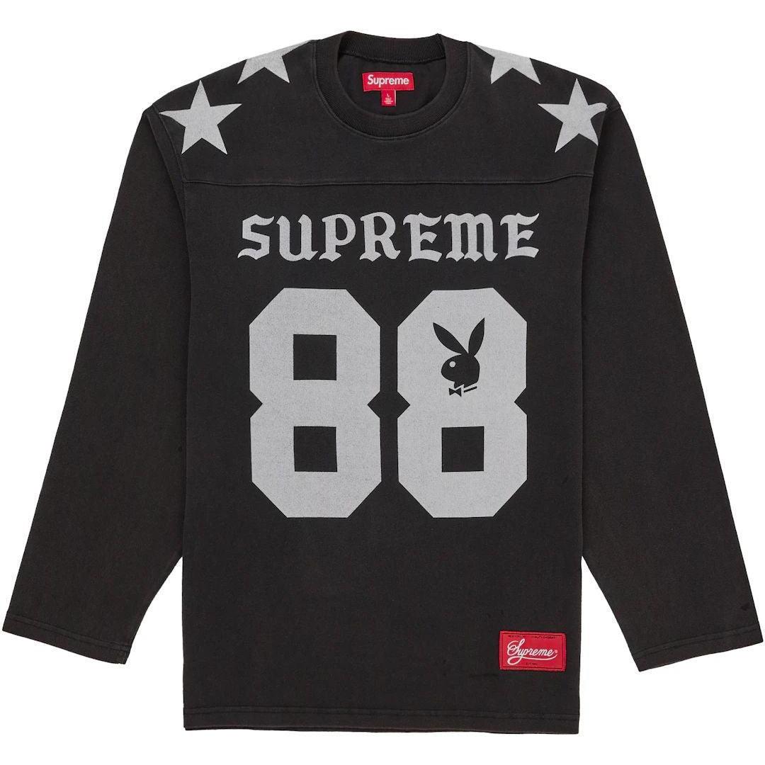 Supreme Playboy L/S Football Top Black