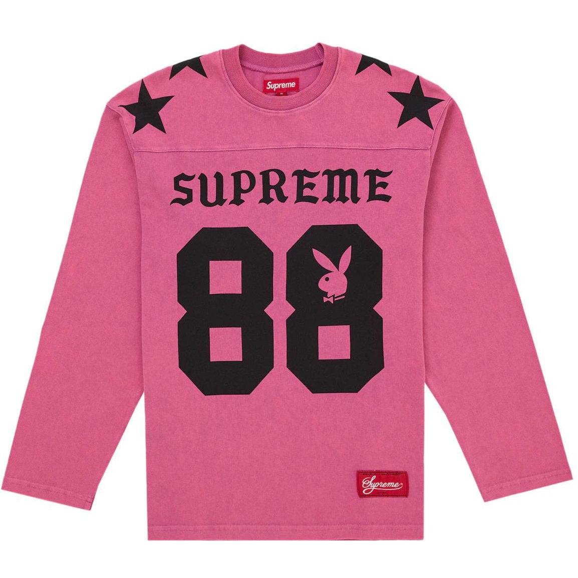 Supreme Playboy L/S Football Top Pink