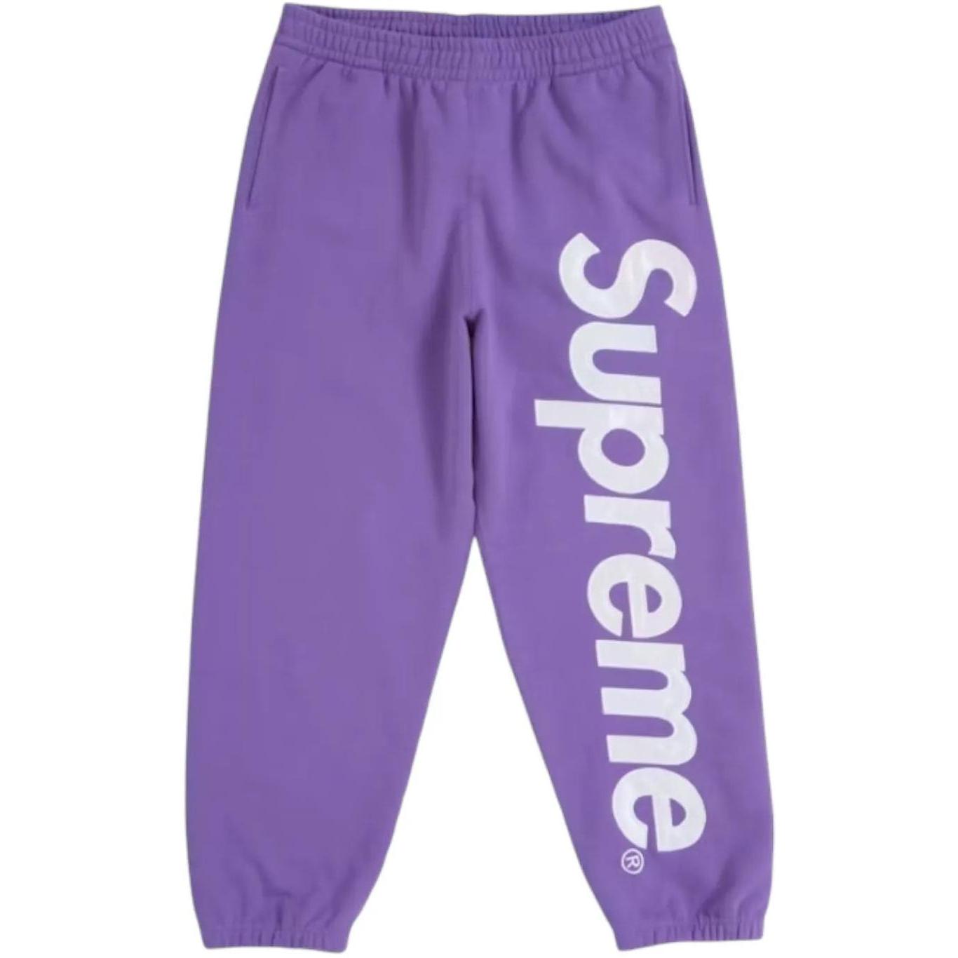 Supreme Satin Appliqué Sweatpant (FW25) Violet