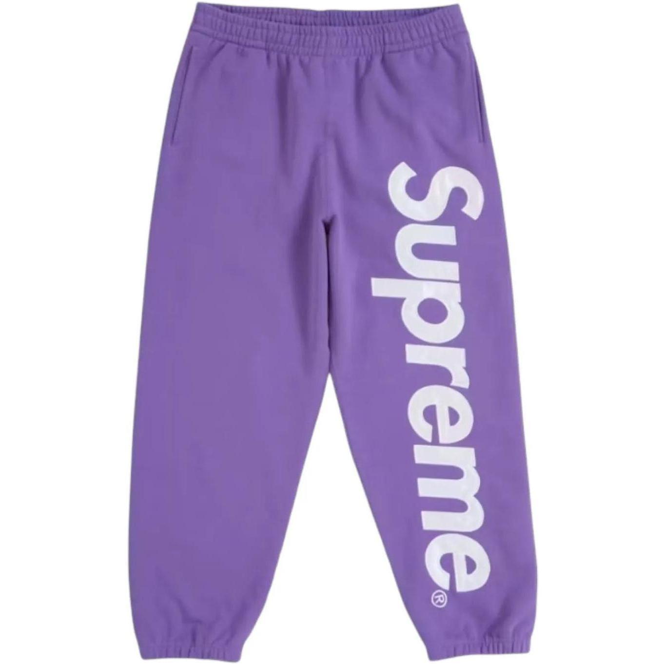 Supreme Satin Appliqué Sweatpant (FW25) Violet