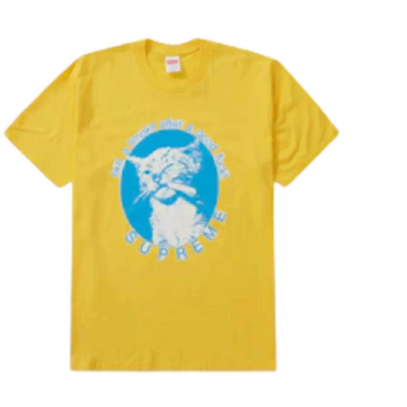 Supreme Smoke Tee (SS23) Yellow