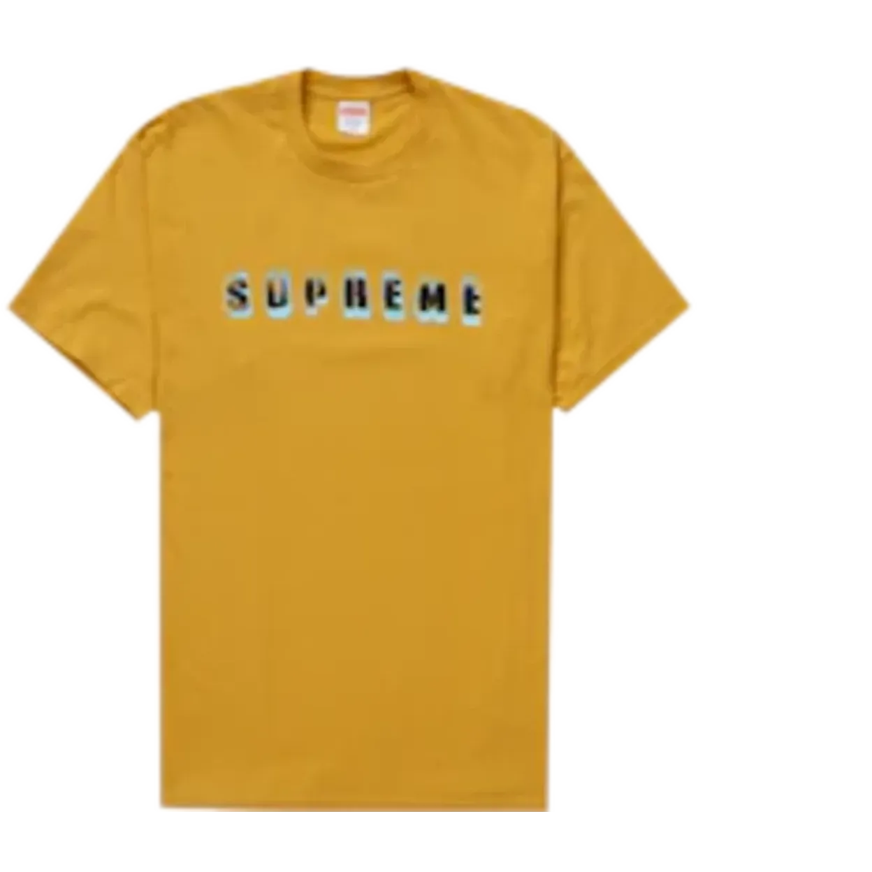 Supreme Stencil Tee Mustard