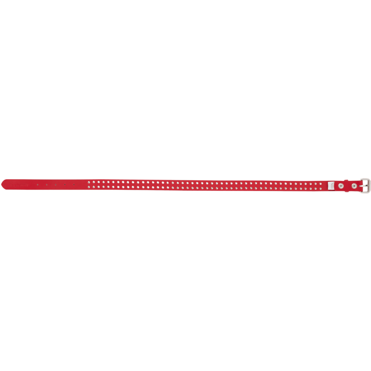 Supreme Studded Leather Belt (SS26) Red