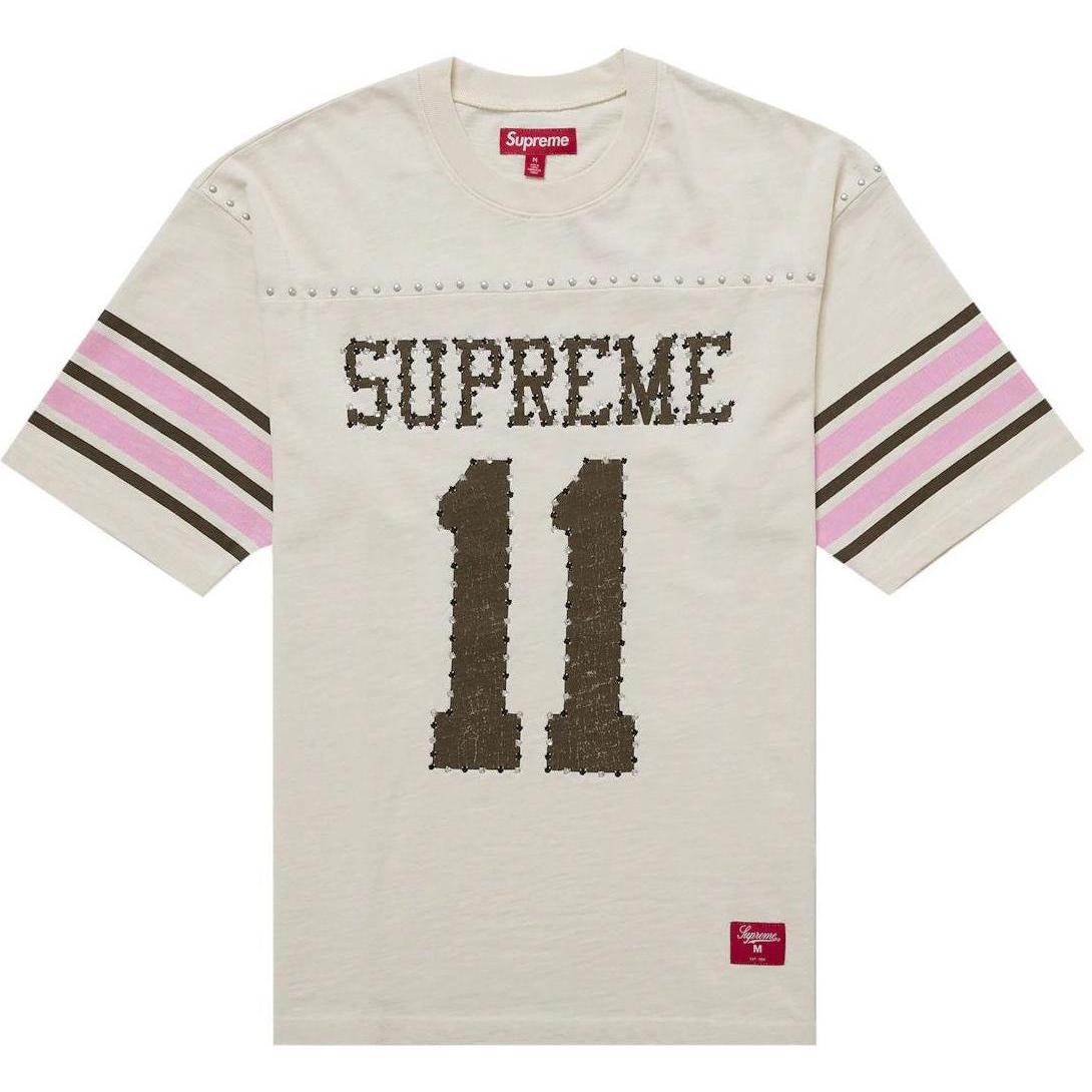 Supreme Studded S/S Football Top Tan