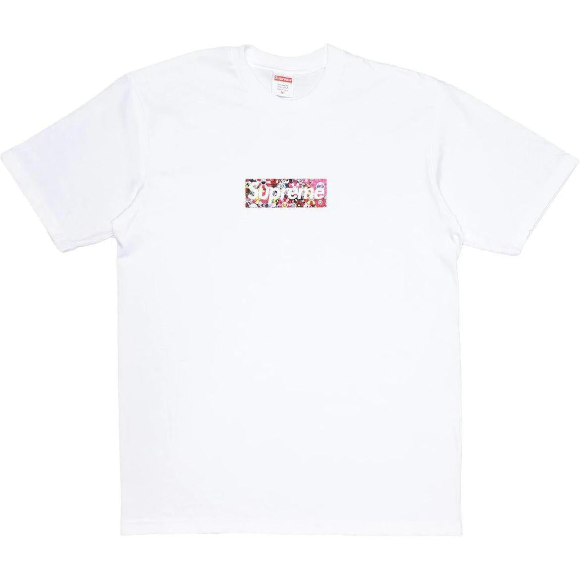 Supreme Takashi Murakami COVID-19 Relief Box Logo Tee White
