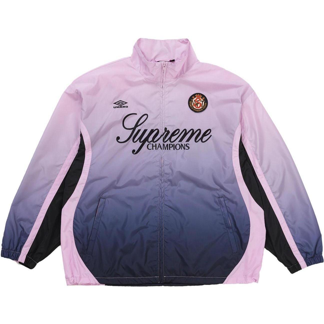 Supreme Umbro Gradient Track Jacket Pink