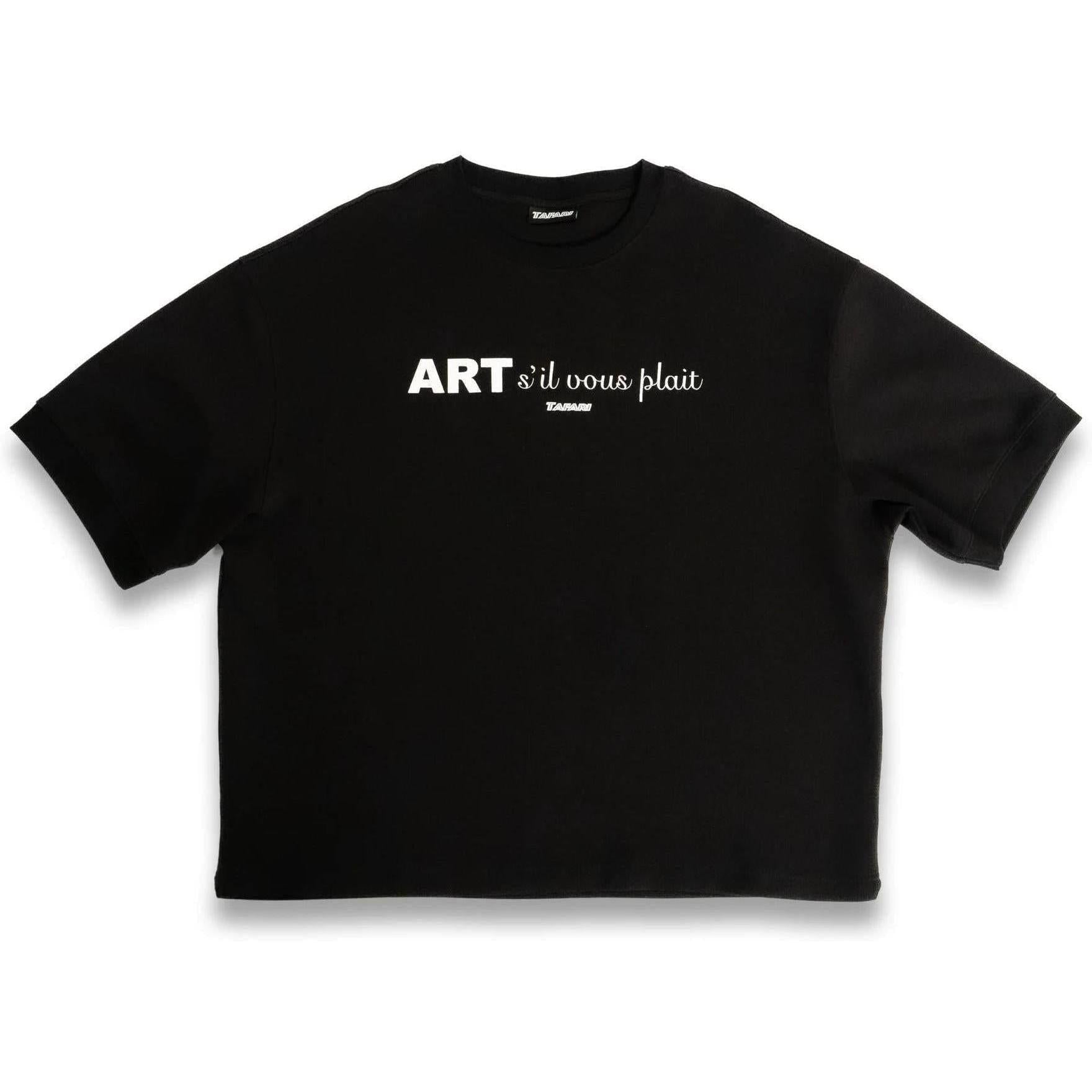 Tafari Art S’il Vous Plaît T Shirt Black