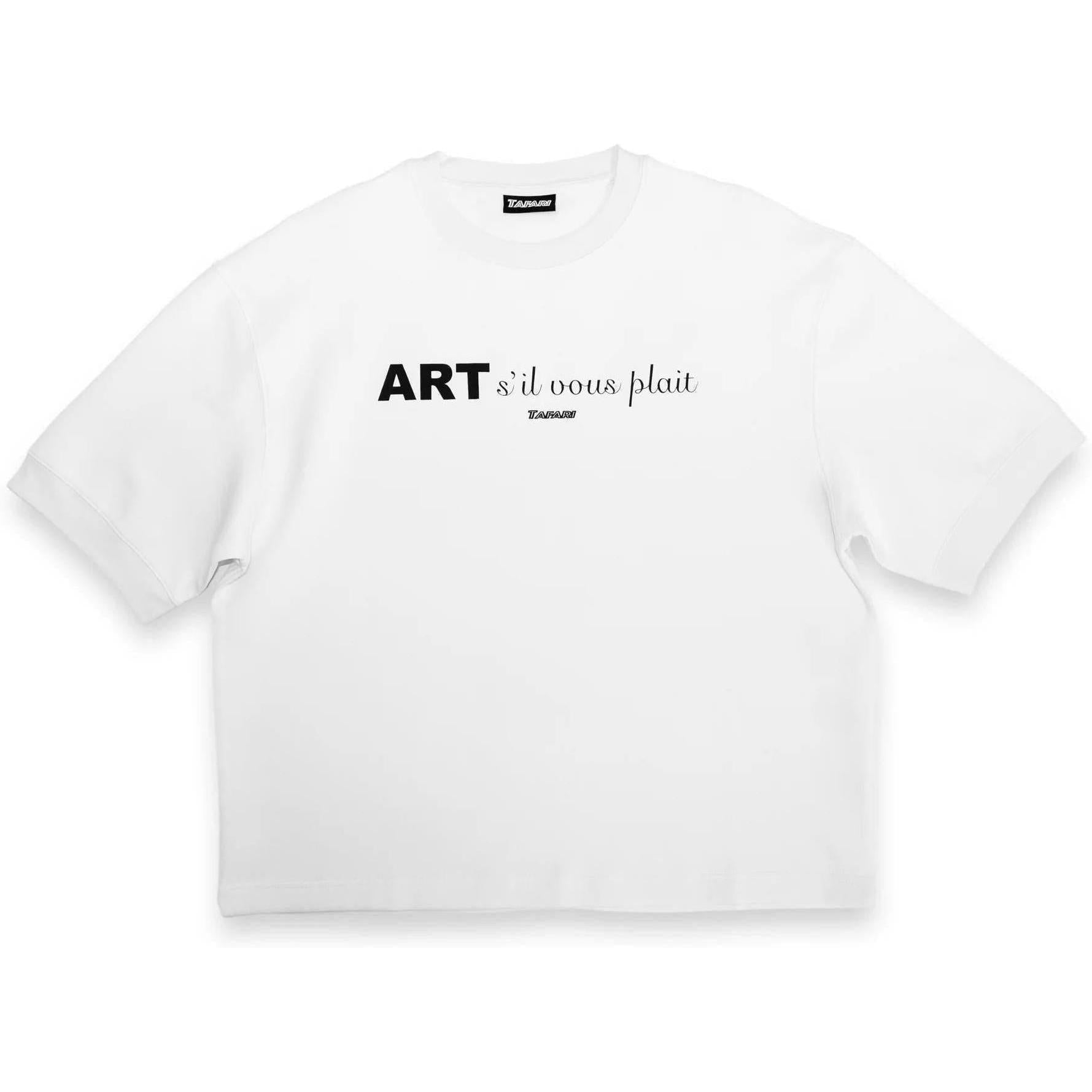 Tafari Art S’il Vous Plaît T Shirt White