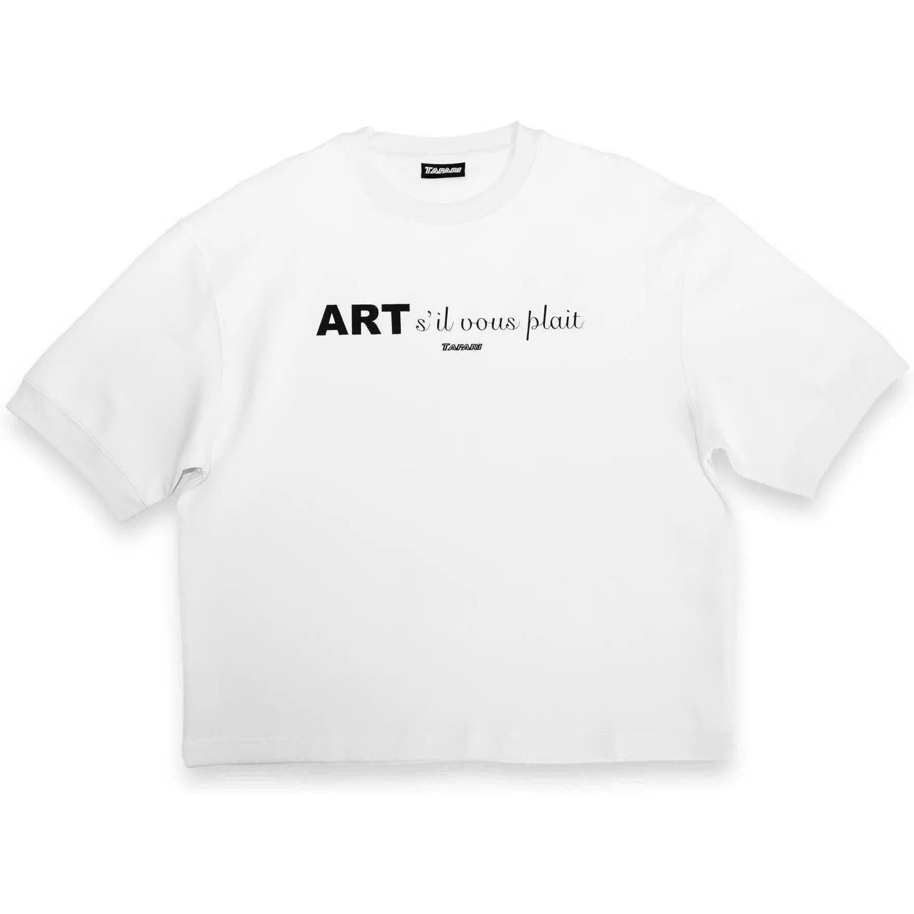 Tafari Art S’il Vous Plaît T Shirt White