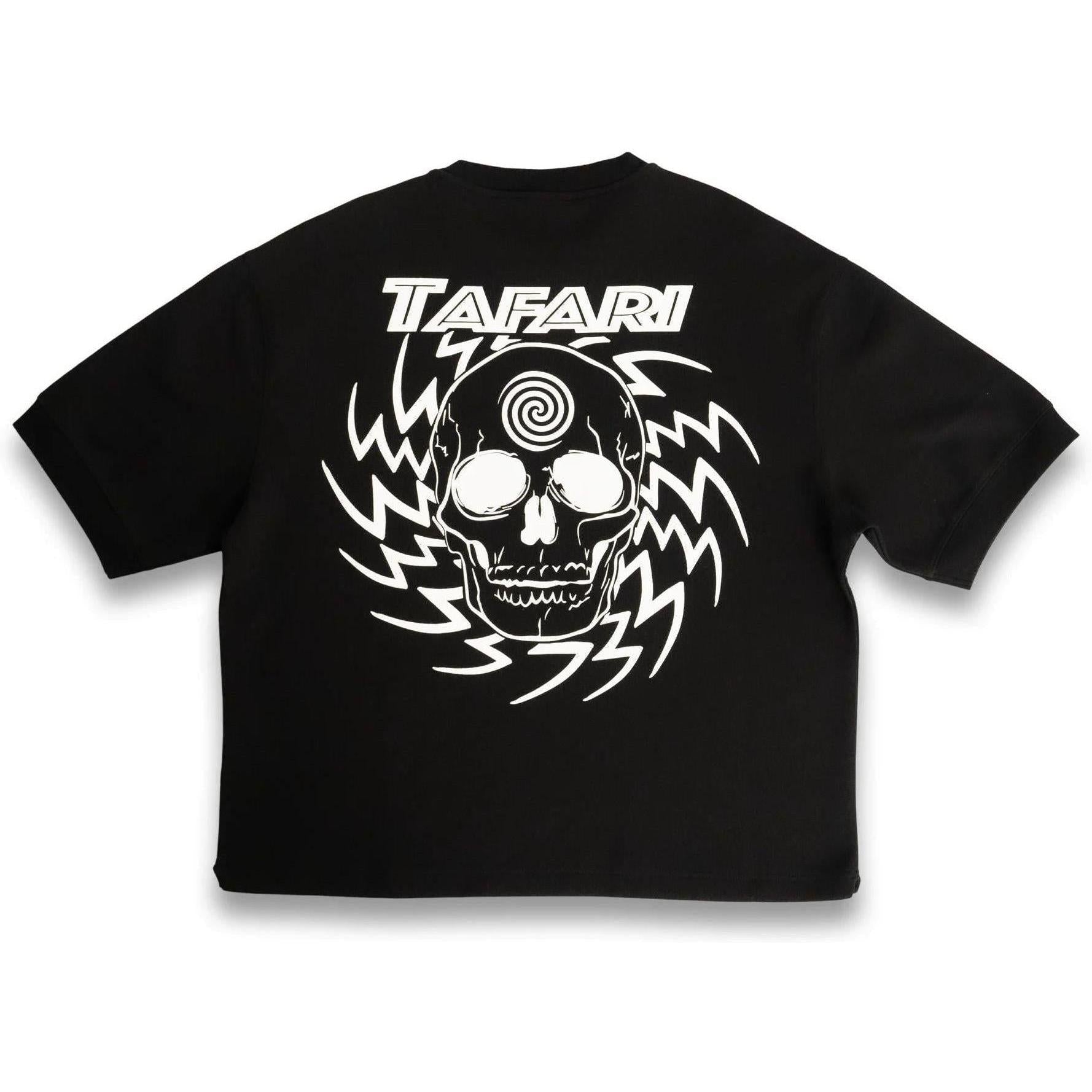 Tafari Skull T-Shirt Black