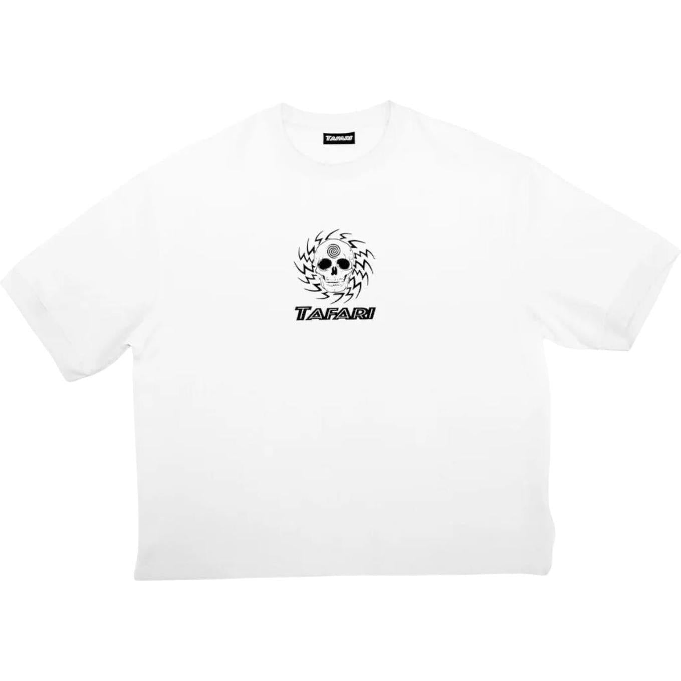 Tafari Skull T-Shirt White