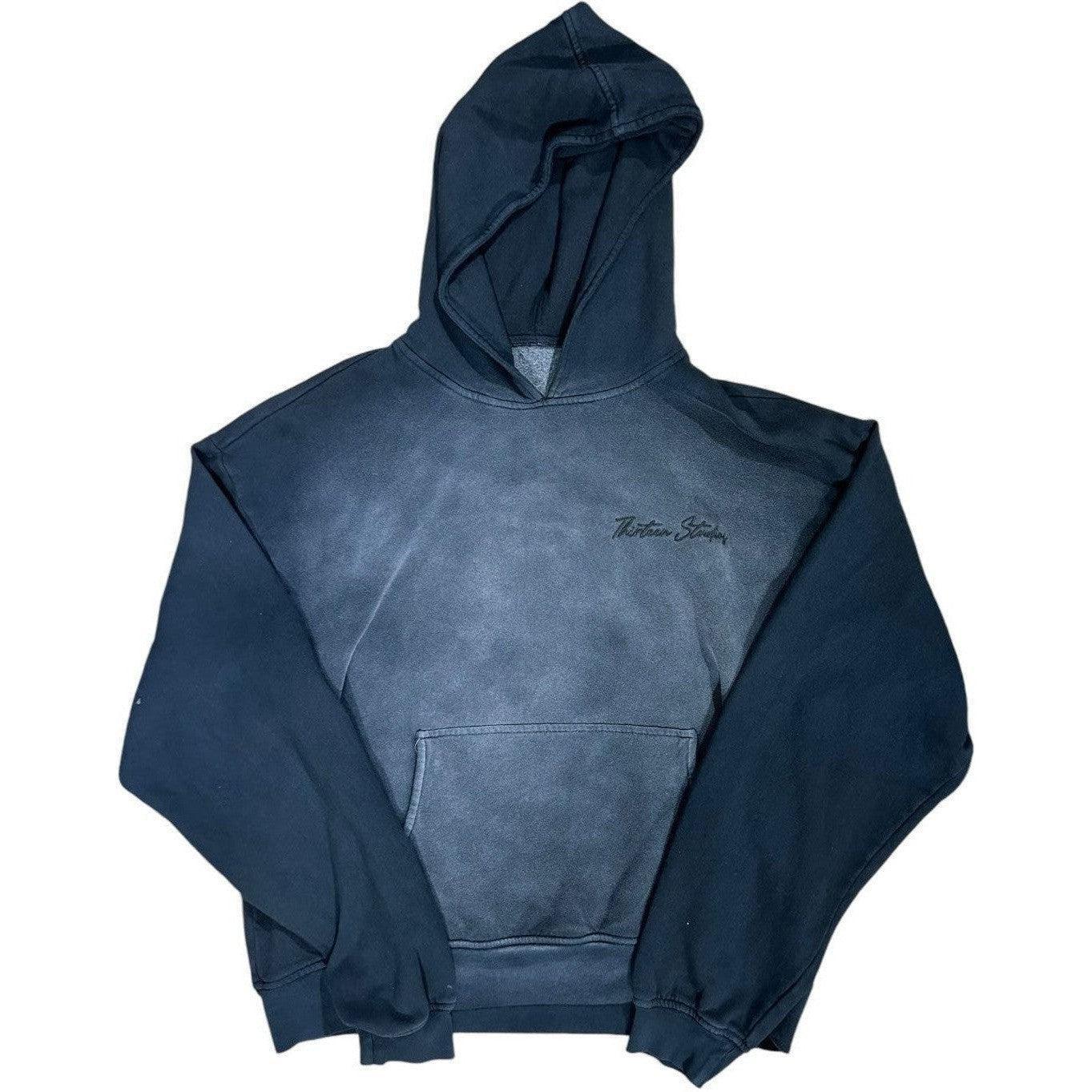 Thirteen Studios Faded Black Hoodie