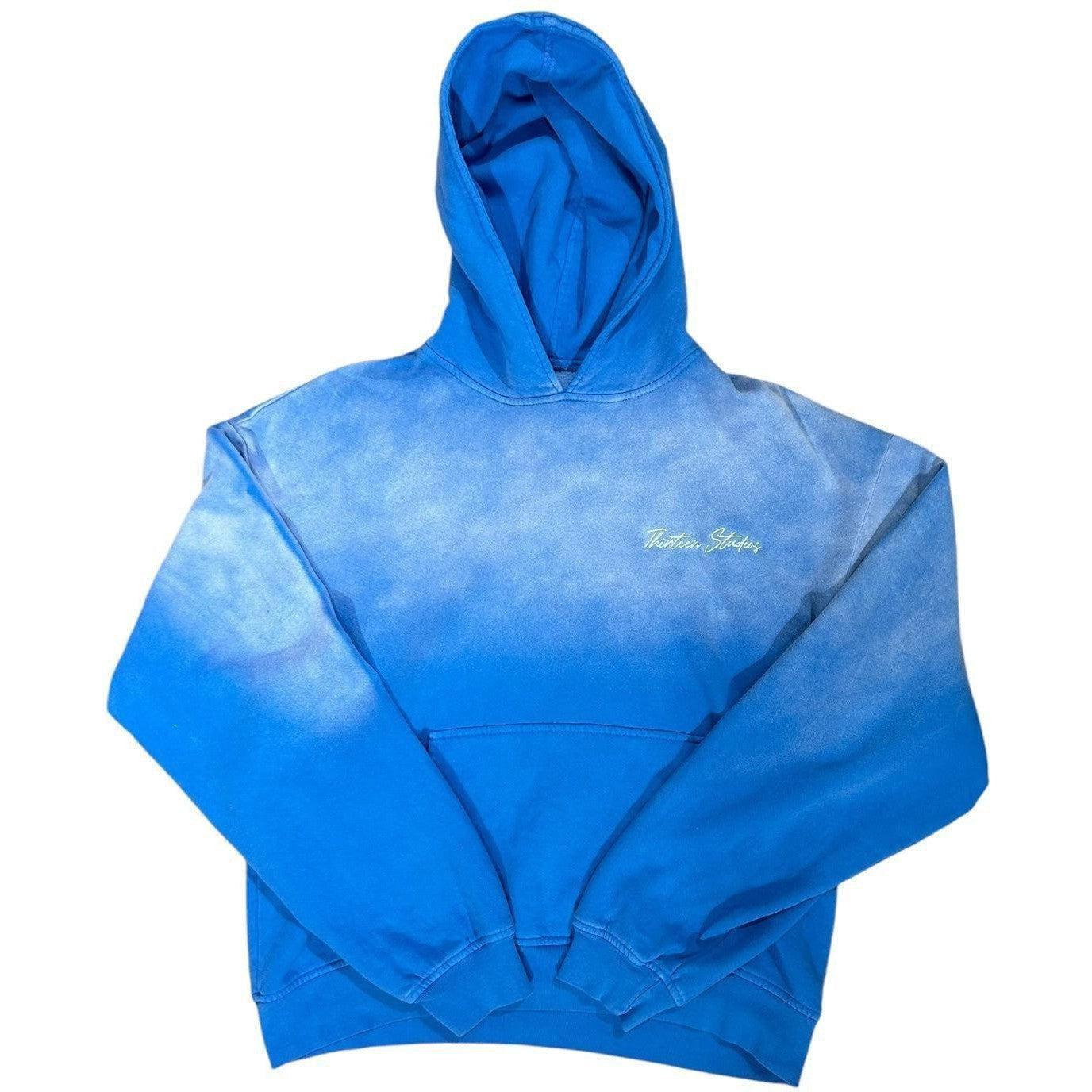 Thirteen Studios Faded Blue Hoodie
