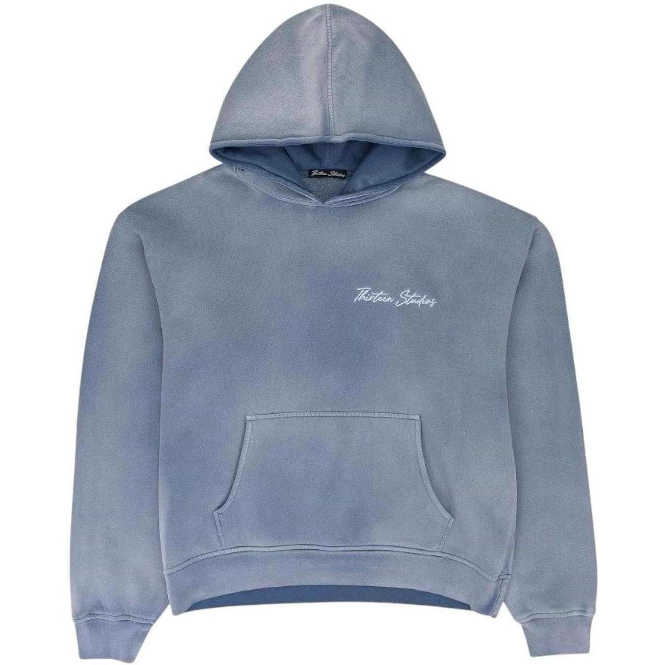 Thirteen Studios Tinted Blue Hoodie
