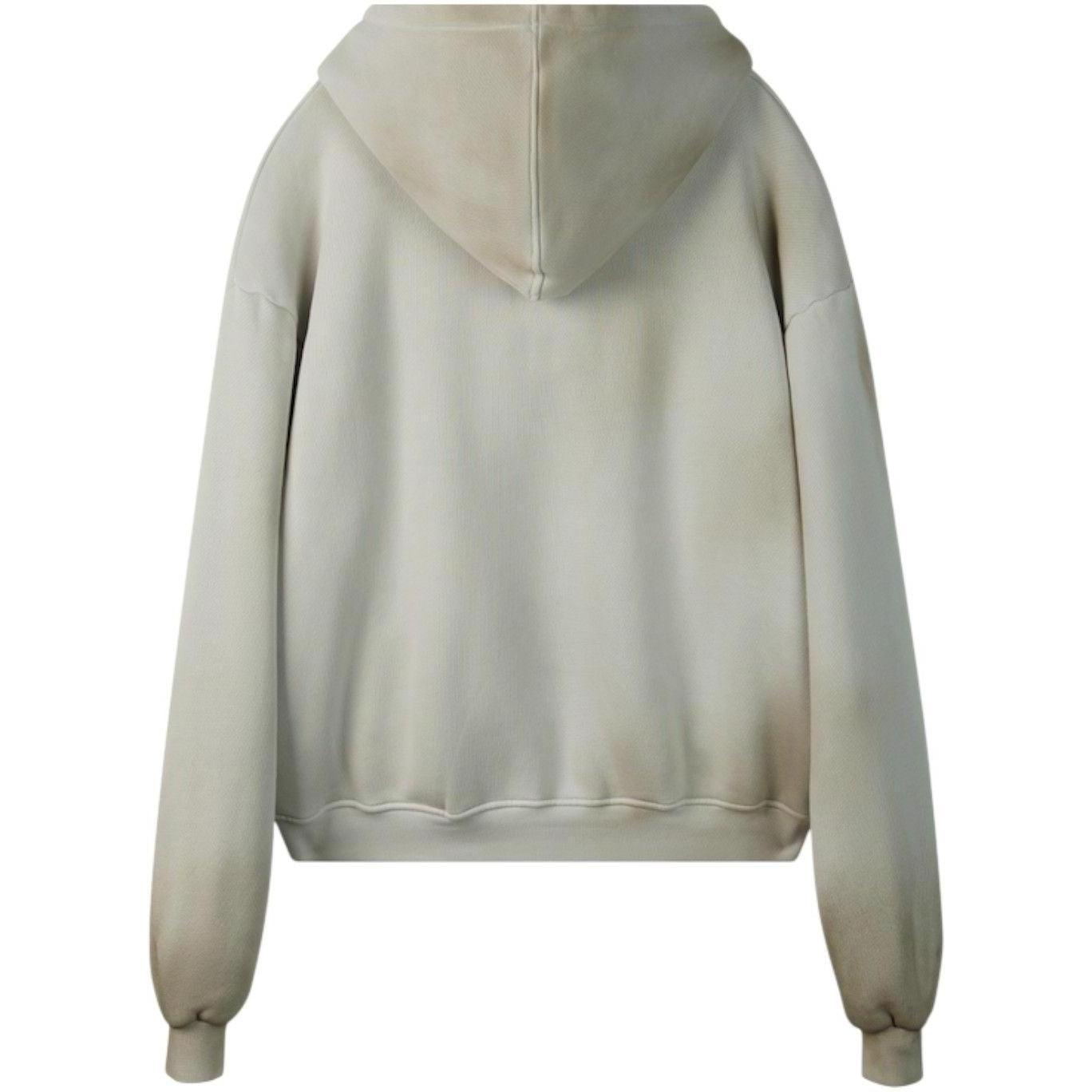 Thirteen Studios University Zip Up Hoodie White