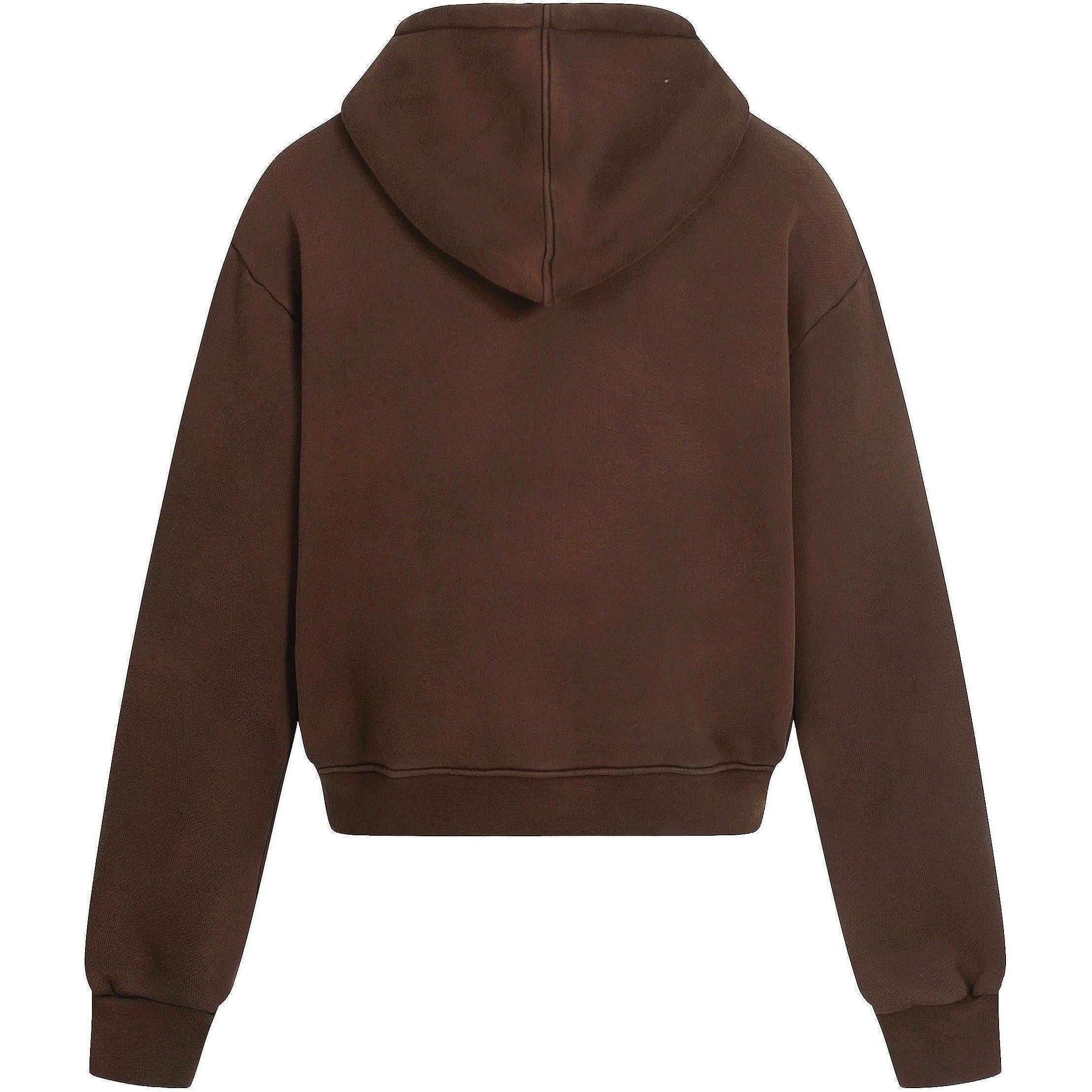 Thirteen Studios Zip Up Hoodie Washed Brown