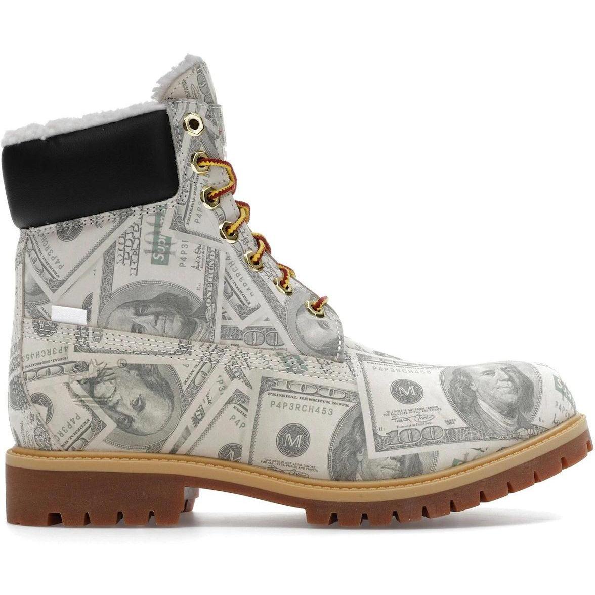 Timberland 6" Premium Waterproof Boot Supreme x MM6 Maison Margiela $100 Bills
