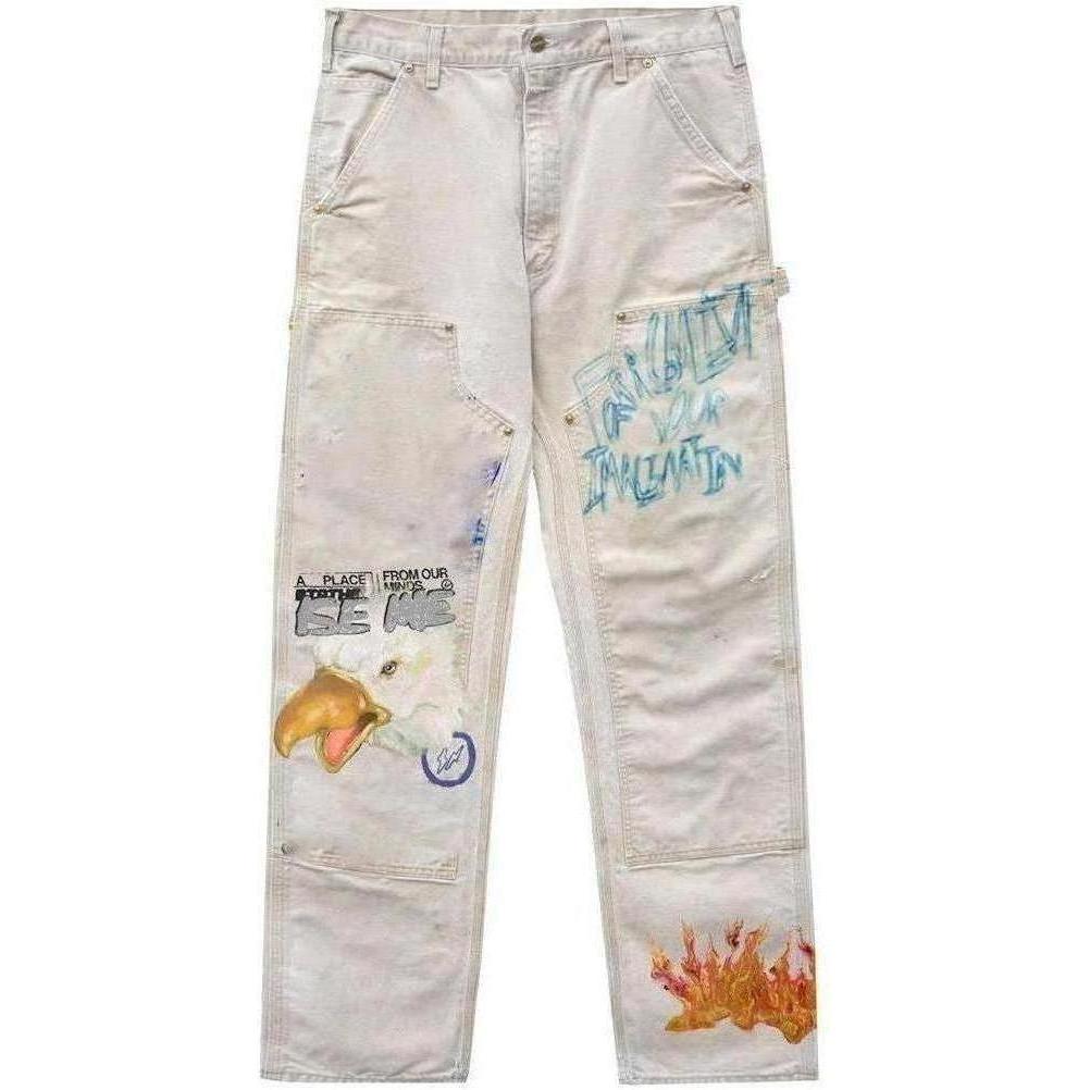 Travis Scott Cactus Jack For Fragment Painters Imagination Pant White