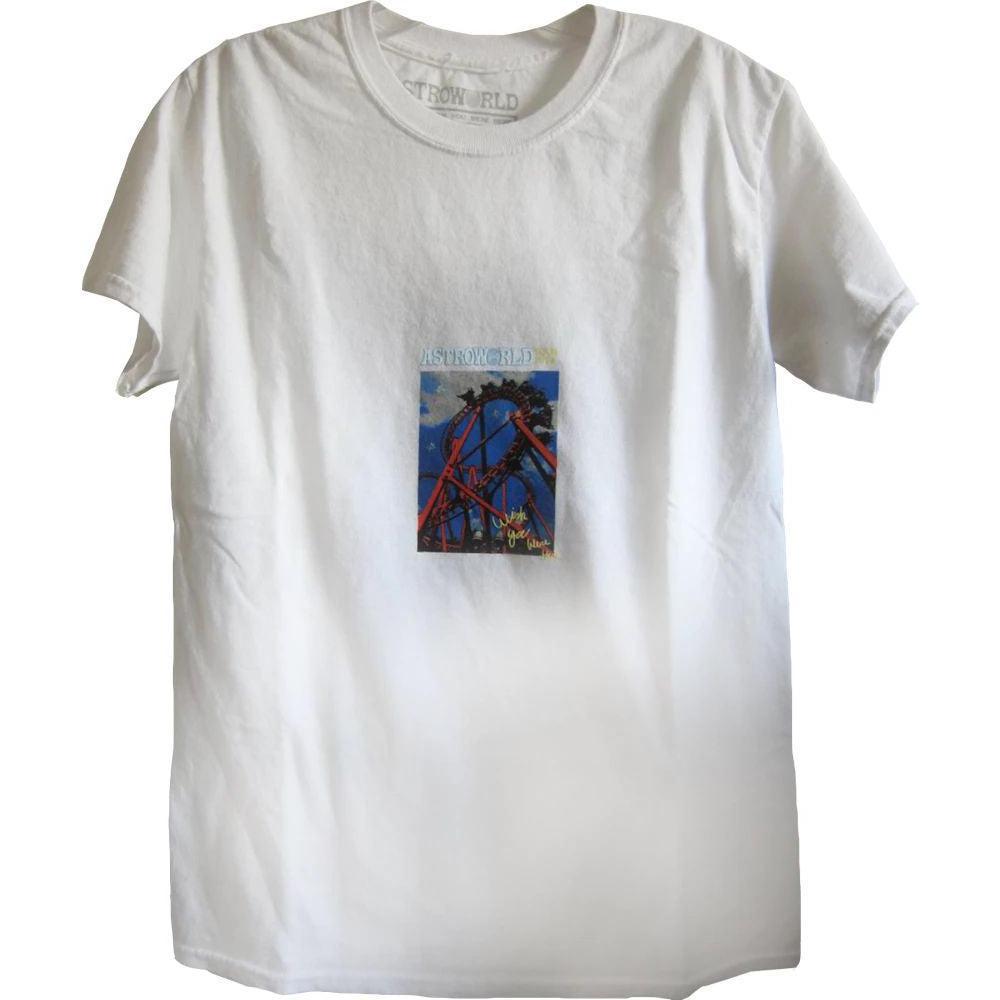 Travis Scott Roller Coaster Tee White